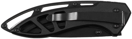 Couteau pliant Fox Outdoor 20 cm manche métal ajouré lame 3Cr13MoV 8,5 cm