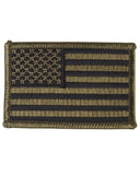 Ecusson drapeau américain Mil-Tec en polyester et coton pour manche de tenue de service