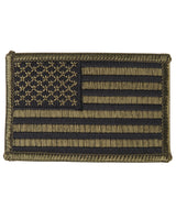 Ecusson drapeau américain Mil-Tec en polyester et coton pour manche de tenue de service