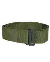 Ceinture de pantalon type BDU Mil-Tec en polyester 4,5 cm boucle plastique sans métal