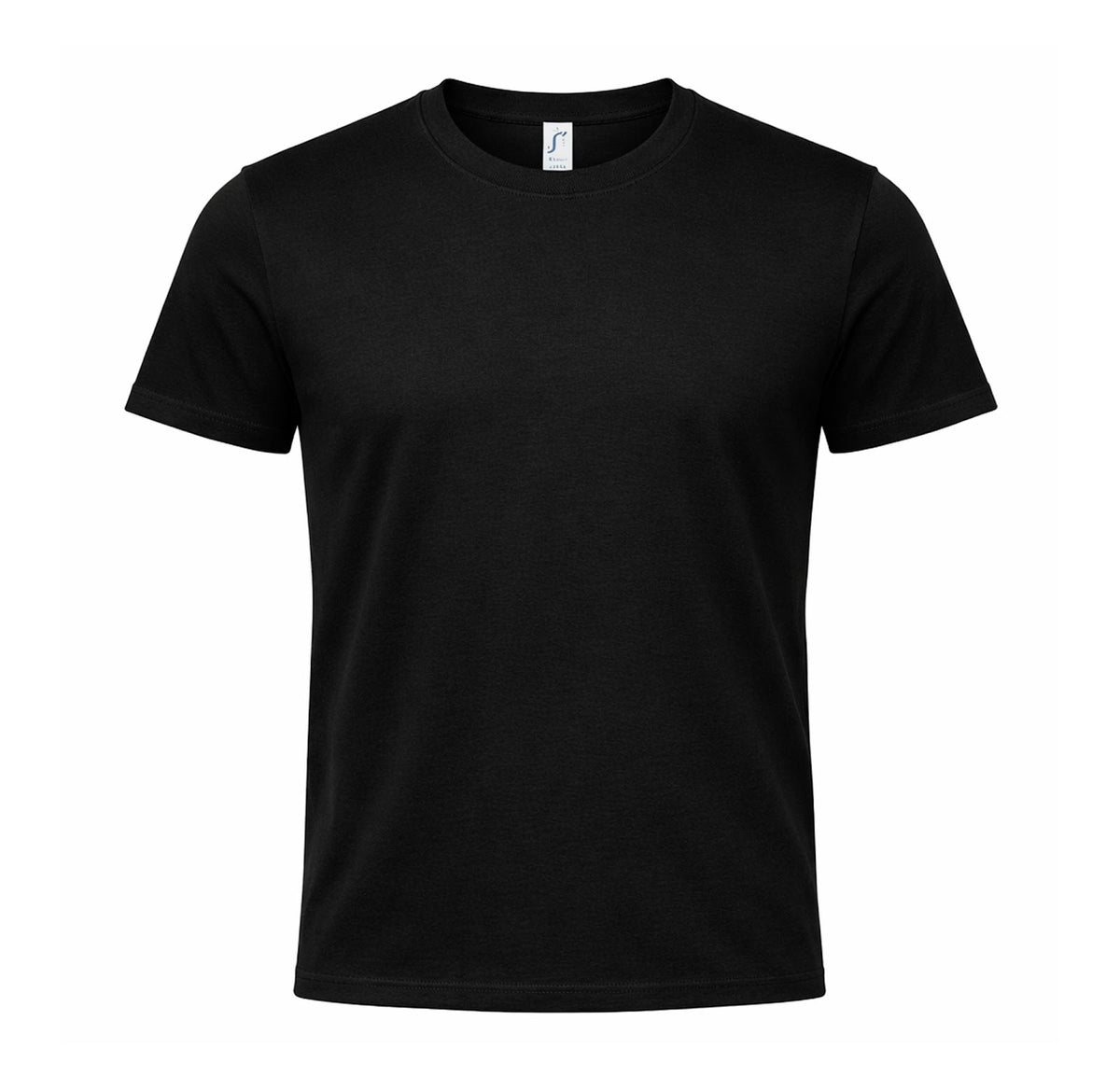 T-shirt uni 100% coton peigné 180 g/m² manches courtes pour le port quotidien