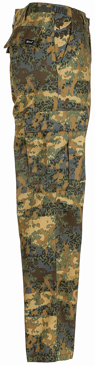 Pantalon de combat US BDU MFH motif TAZ à glissière polycoton 65/35 taille réglable