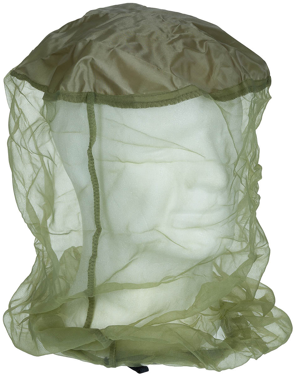 Moustiquaire de tête MFH en polyester 210 à 230 mailles par pouce avec pochette