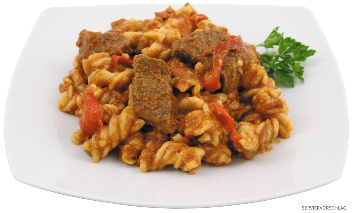 Conserve de plat cuisiné au bœuf MFH 400 g sans conservateur ni exhausteur