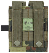 Porte-chargeur double petit format MOLLE MFH, logements 4 x 12 x 2,5 cm