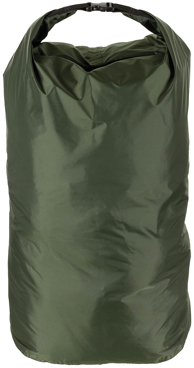Sac de transport étanche britannique Drybag, surplus comme neuf pour le transport et le rangement