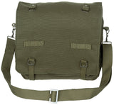 Sacoche de combat type BW MFH 8 l en toile de coton 32 x 23 x 12 cm à rabat