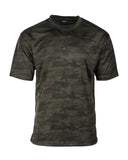 T-shirt Mil-Tec en maille filet polyester respirante à séchage rapide