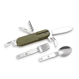 Couteau pliant Patrol Equipement 8 fonctions acier inoxydable lame 8 cm avec étui