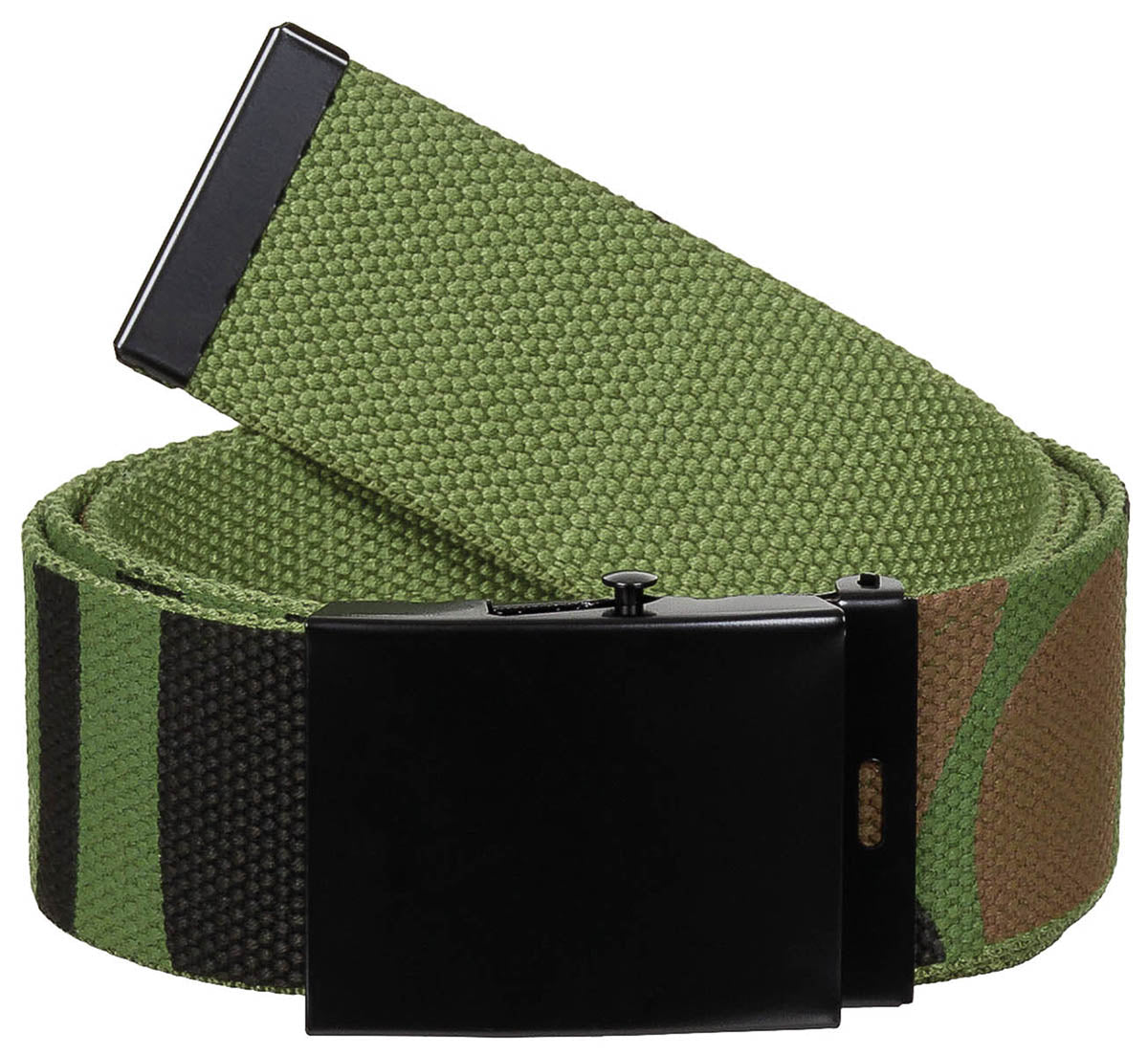 Ceinture MFH en toile coton 4,5 cm à boucle métallique réglable à 130 cm
