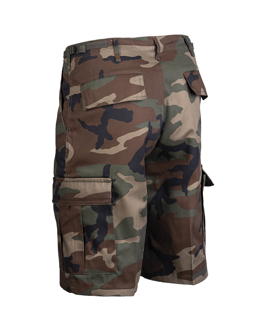 Short tactique Mil-Tec en polycoton 80/20 avec six poches et tour de taille réglable