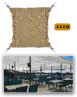 Filet de camouflage Mil-Tec Shadow Sail 4 x 4 m en polyester ripstop 3,6 kg