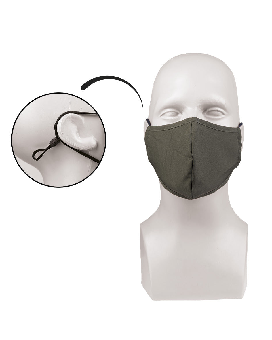 Masque en tissu Mil-Tec en polyester élasthanne doublé coton avec cordon réglable