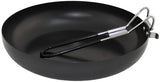 Poêle Fox Outdoor 24 cm à manche rabattable avec couvercle en métal émaillé