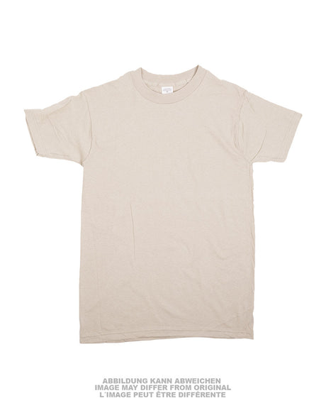 T-shirt de dotation type US en pur coton, stock ancien jamais distribué