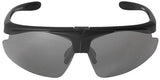 Lunettes de soleil MFH Hawk à 3 écrans relevables interchangeables et boîtier