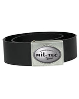 Ceinturon de service Mil-Tec type Bundeswehr en cuir de vachette 5 cm à boucle-plaque