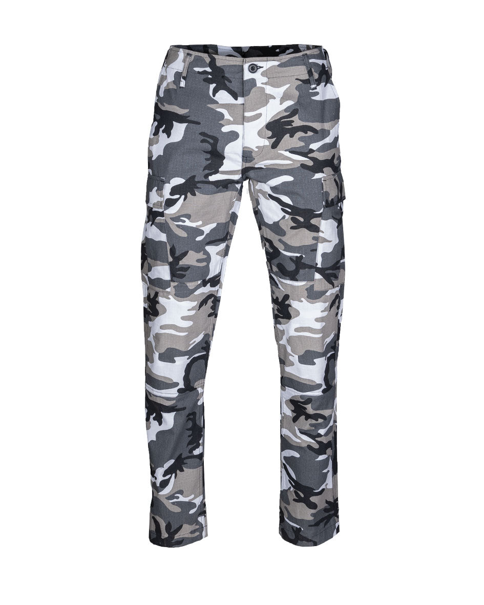 Pantalon de combat type BDU Teesar en coton ripstop 220 g/m², coupe étroite