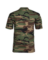 T-shirt enfant Mil-Tec en coton 140 à 145 g/m² manches courtes motif militaire
