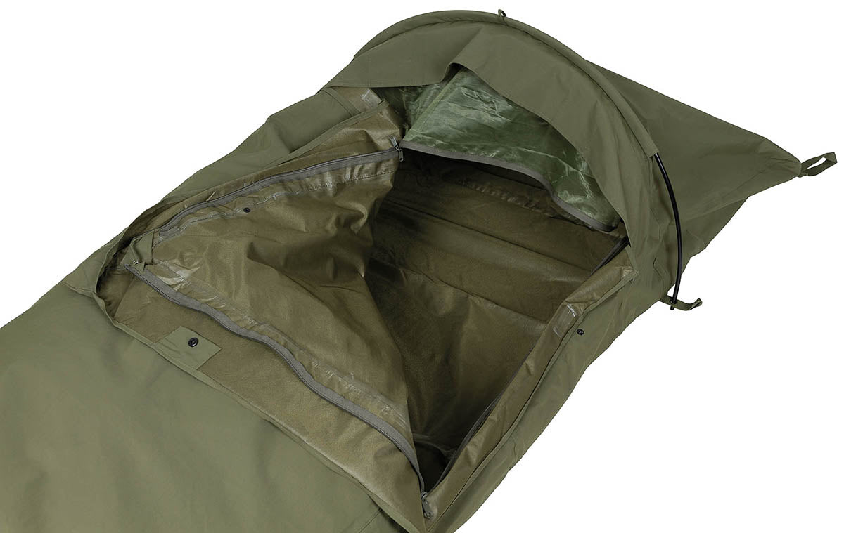 Sur-sac de couchage MFH Hooped Bivy 10 000 mm avec arceau et moustiquaire intégrée