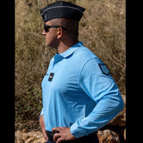 Polo Gendarmerie Patrol Equipement manches longues maille piquée polyester Cooldry