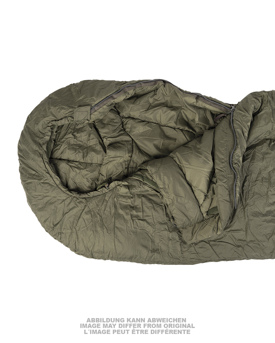 Sac de couchage de dotation belge et tchèque, surplus militaire d'occasion