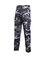 Pantalon de combat type BDU Mil-Tec en polycoton léger à braguette boutonnée couverte