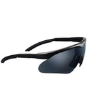 Lunettes de protection Swiss Eye Raptor taille moyenne EN 166 et pochette microfibre