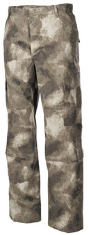 Pantalon de combat US ACU MFH Rip Stop 100 % coton huit poches logements genouillères