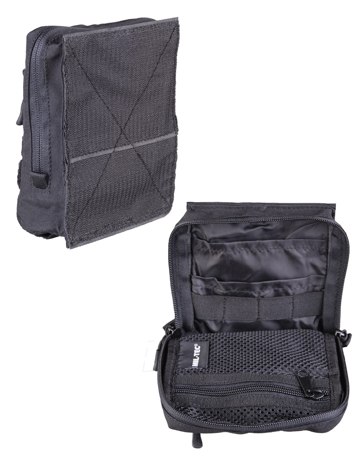 Pochette multi-usages Mil-Tec 15 x 5,5 x 17,5 cm à dos auto-agrippant intégral
