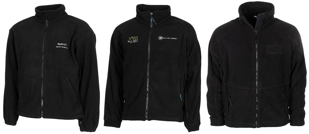 Veste polaire britannique en polaire tout polyester, surplus d'occasion, lot de 5