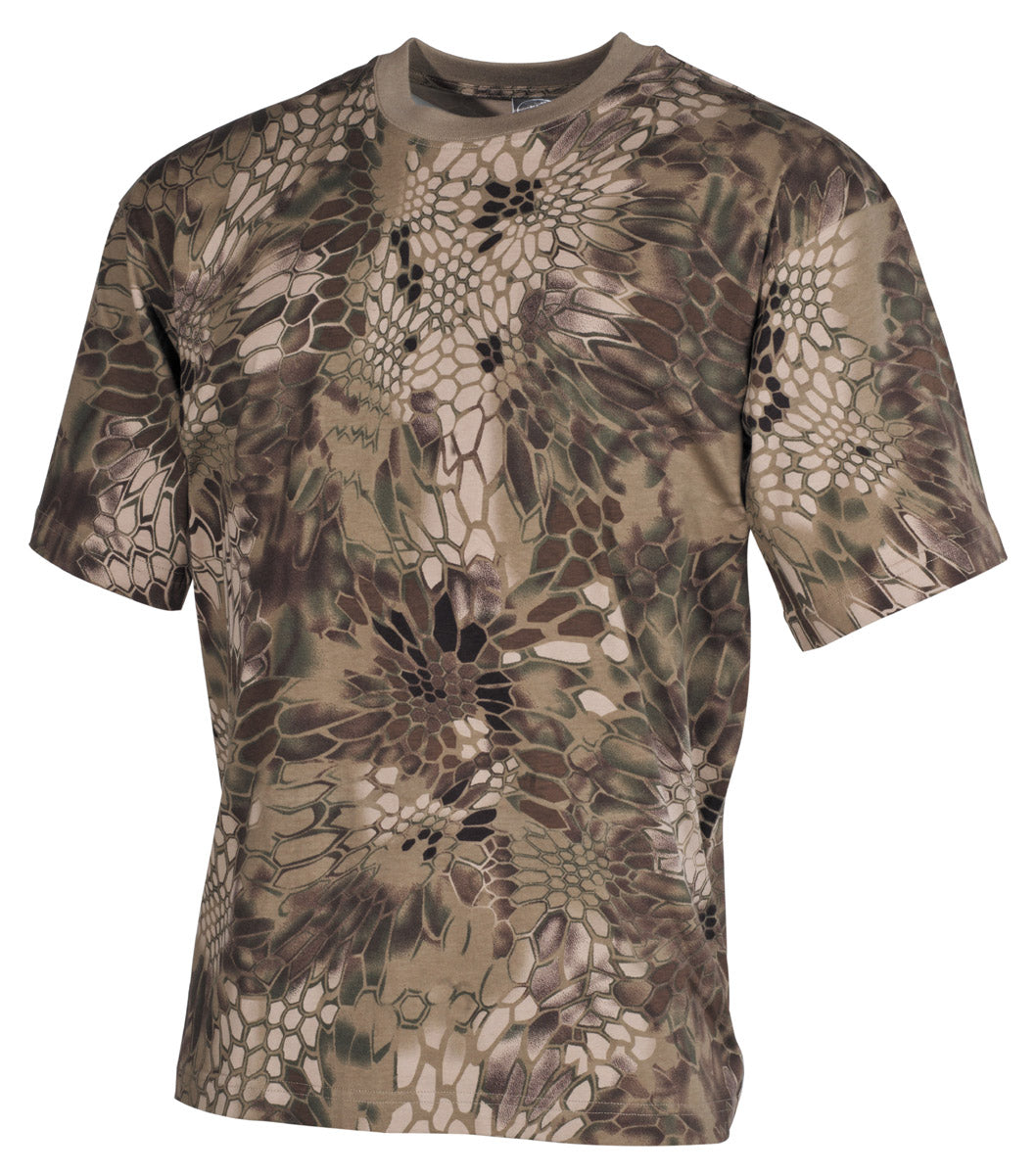 T-shirt US manches courtes MFH Snake coton 170 g/m² à impression réactive