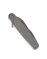 Couteau de poche type armée US Mil-Tec tout acier inoxydable lame 7 cm avec ouvre-boîte