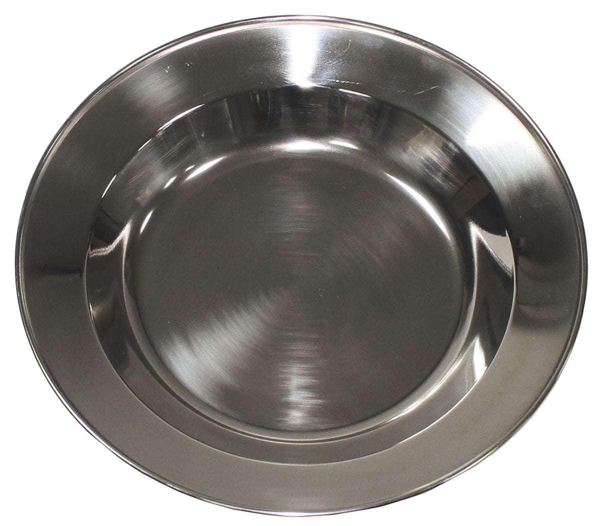 Assiette MFH en acier inoxydable 25 cm de diamètre pesant 220 g au bivouac