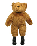 Ours en peluche Mil-Tec de 50 cm avec bottes, enveloppe polyester et garnissage coton