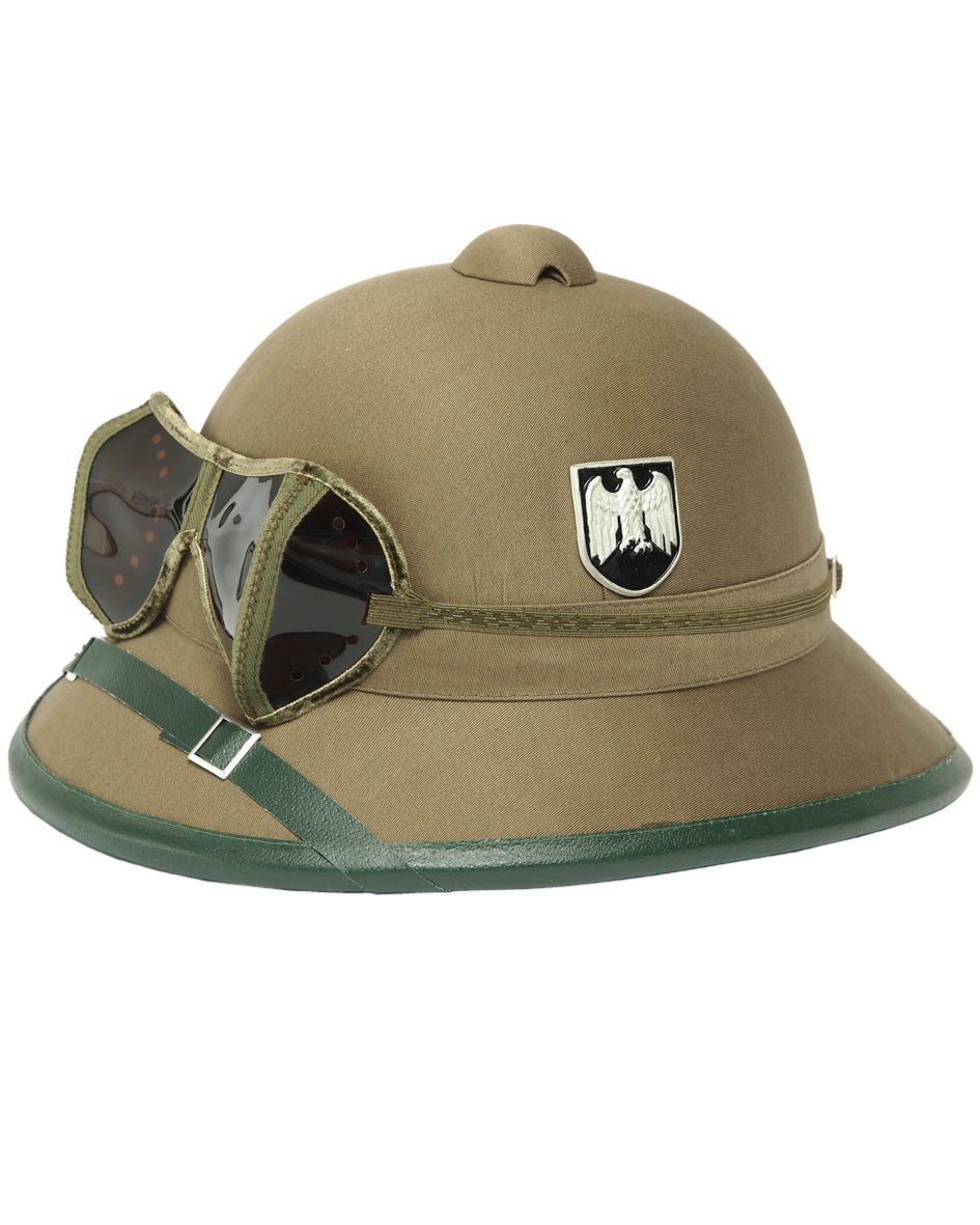 Chapeau de brousse Mil-Tec reproduction historique Afrikakorps en moelle végétale