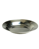 Assiette creuse Mil-Tec en acier inoxydable 22 cm de diamètre 110 g pour popote de campagne