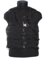 Gilet tactique Mil-Tec Modular System en polyester avec sangles porte-équipement