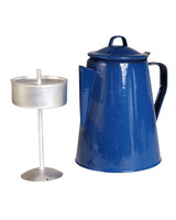 Cafetière émaillée Mil-Tec avec percolateur 2 litres 8 tasses hauteur 23 cm 570 g