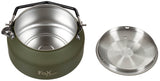 Bouilloire Fox Outdoor en acier inoxydable 1 L avec anse silicone et filet de rangement