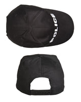 Casquette de baseball Mil-Tec en coton avec marquage POLICE brodé et clip de réglage