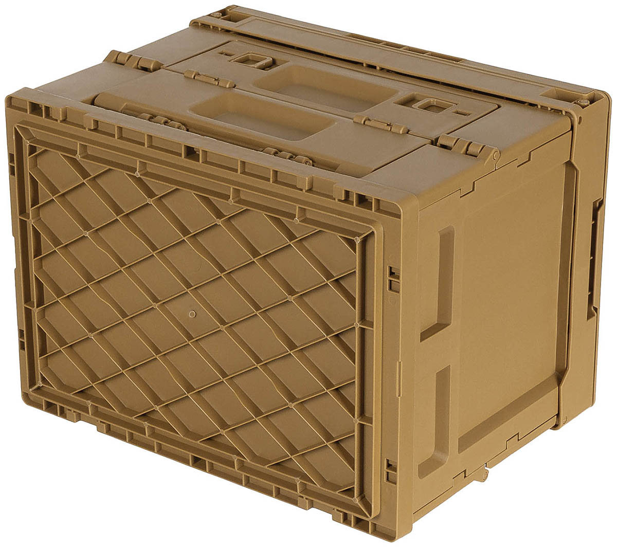 Caisse pliable MFH en polypropylène 20 et 60 l empilable à couvercle intégré