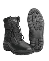 Chaussures tactiques Mil-Tec type SWAT en cuir et polyester doublées Thinsulate 9 œillets