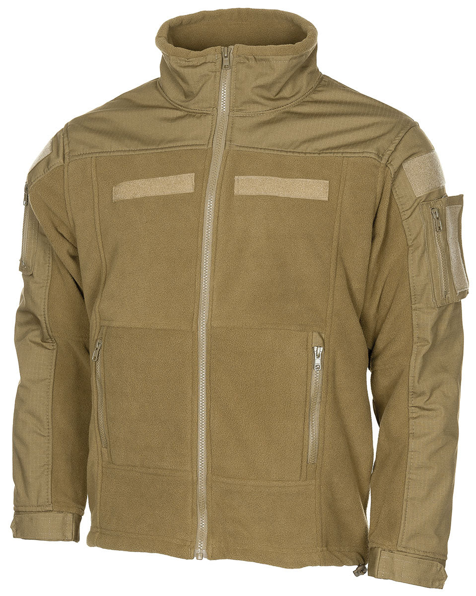 Veste polaire MFH Professional Combat à glissières YKK et renforts Ripstop