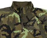 Pull Troyer MFH en micropolaire 200 g/m² col montant à glissière et protège-menton