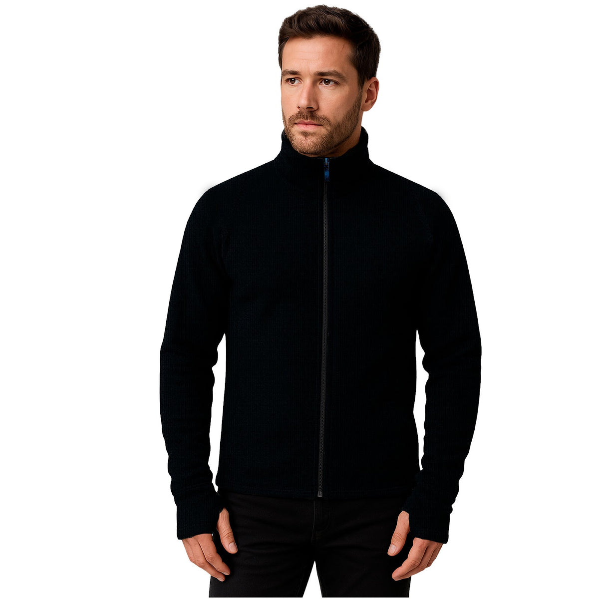 Veste chaude Artica Trek laine mérinos 600 g/m² col montant à glissière dos allongé