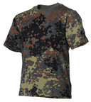 T-shirt enfant MFH manches courtes en coton jersey 170 g/m² à col rond renforcé