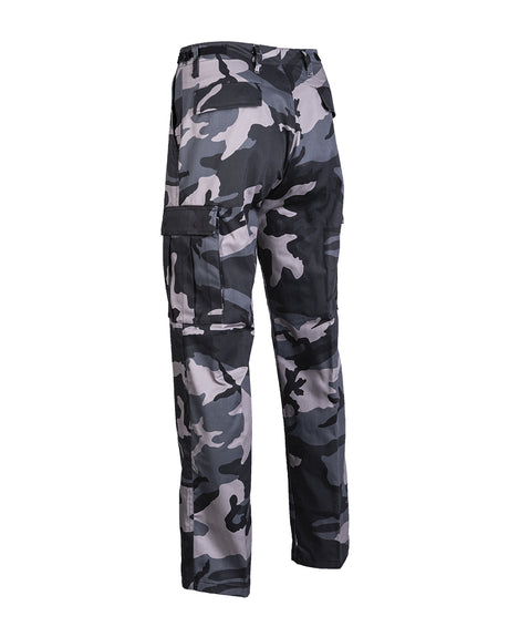 Pantalon de combat type BDU Mil-Tec en polycoton léger à braguette boutonnée couverte