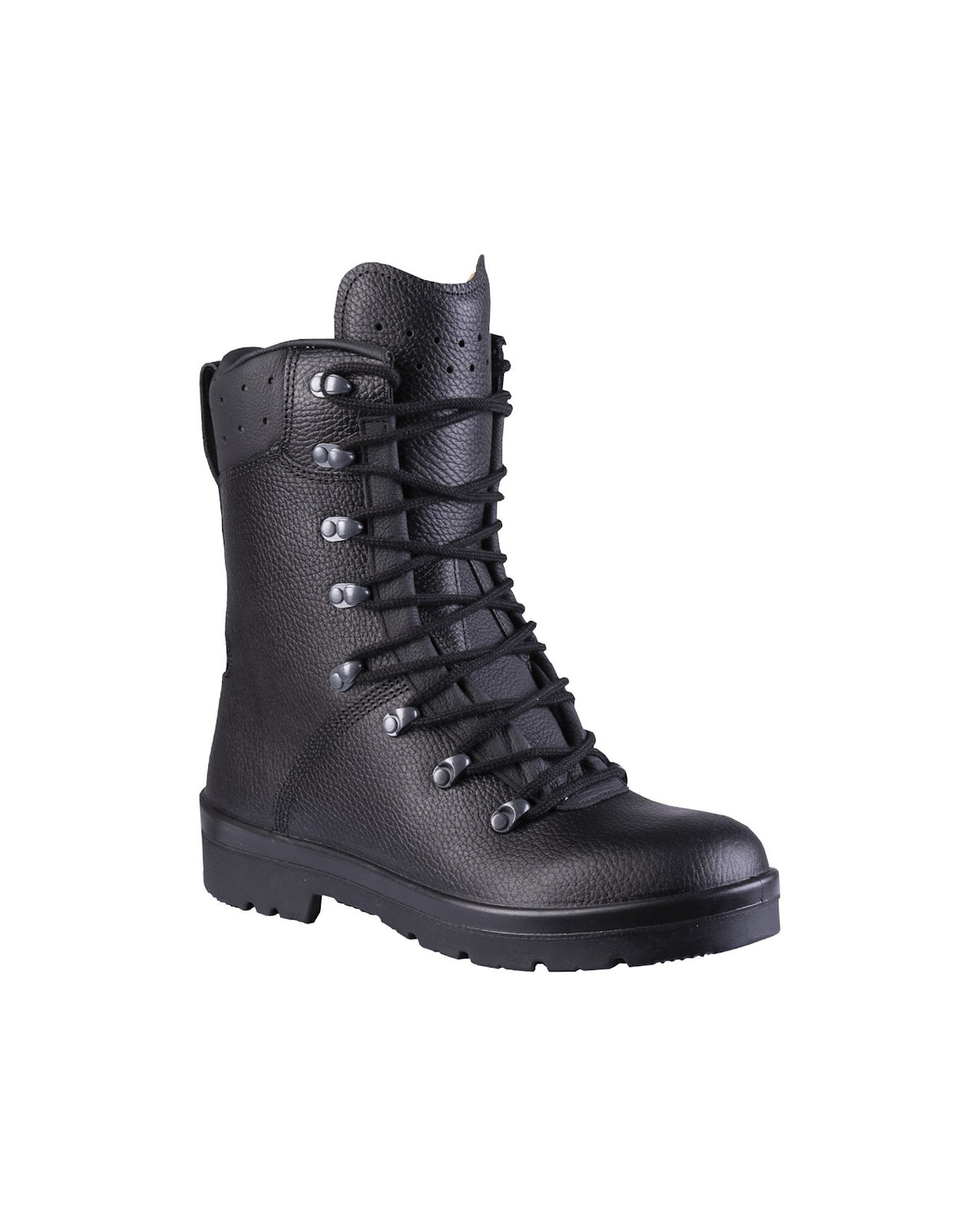 Chaussures de combat féminines en cuir Bundeswehr Haix à huit œillets