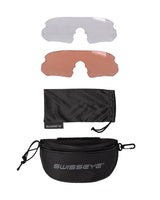 Lunettes de protection Swiss Eye Nighthawk polycarbonate écrans de rechange, étui
